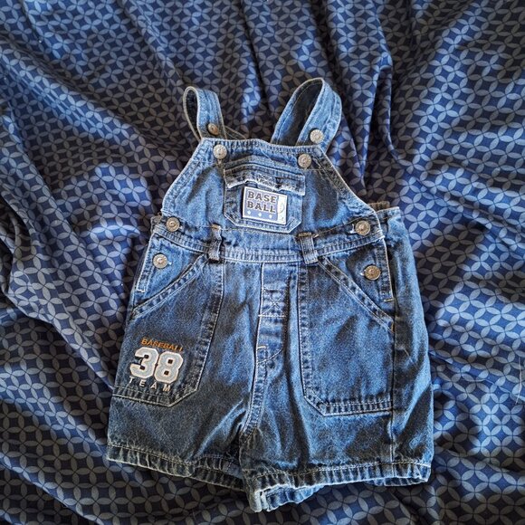 baseball overalls 6 to 9 months - Picture 1 of 10